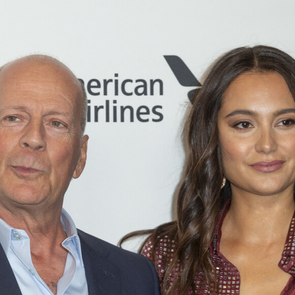 Bruce Willis et sa femme Emma Heming - Les célébrités lors de la première du film 'Brooklyn Affairs' à l'occasion de la 57ème édition du Festival du Film de New York, le 11 octobre 2019. 