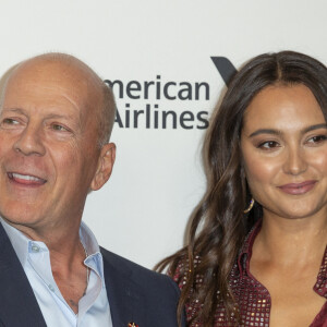 Bruce Willis et sa femme Emma Heming - Les célébrités lors de la première du film 'Brooklyn Affairs' à l'occasion de la 57ème édition du Festival du Film de New York, le 11 octobre 2019. 