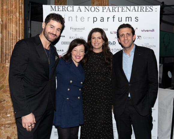 Exclusif - Cyril Benzaquen, Guila-Clara Kessous , Elise Boghossian (Présidente Elisecare), Alain Toldenao - Plusieurs célébrités du spectacle et de l'audiovisuel ont assisté à la soirée de gala de l'ONG "Elisecare", organisée au Pavillon Ledoyen le 7 décembre 2022. Ce dîner d'exception, concocté par le chef étoilé Yannick Alléno, a pour but de récolter des fonds pour aider les victimes de guerre et acheminer des dispensaires mobiles en Ukraine et en Arménie Sponsorisé par Interparfumes et en présence de la marraine de l'ONG Elisecare, Elsa Zylberstein, 70 marques ont apporté leur soutien à l'ONG Elisecare et ses actions à l'international. Anne Roumanoff a offert un extrait de son spectacle, et pour finir la soirée en beauté, la chanteuse November Ultra accompagnée par le pianiste Yaron Herman ont envouté la salle. Depuis 2012, cette organisation intervient dans les pays décimés par les conflits et prend en charge les populations civiles rescapées et victimes de violences et de tortures. L'ONG offre, à travers des dispensaires mobiles, une prise en charge médicale et psychologique complète en Irak, Syrie, Éthiopie, Liban, Ukraine et Arménie. Plus de 100 000 personnes ont déjà été sauvées grâce aux cliniques ambulantes de l'ONG. © Anthony MKRTCHIAN via Bestimage