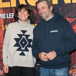 Estelle Denis et son compagnon Marc Thiercelin - Avant-première du film "Mon héroïne" au cinéma UGC Normandie à Paris le 12 décembre 2022. © Coadic Guirec/Bestimage