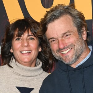 Estelle Denis et son compagnon Marc Thiercelin - Avant-première du film "Mon héroïne" au cinéma UGC Normandie à Paris. © Coadic Guirec/Bestimage