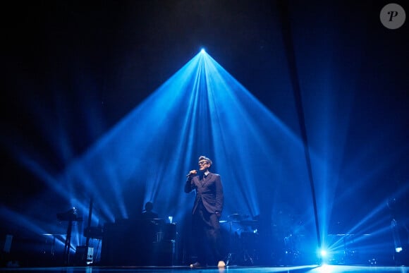 Exclusif - Marc Lavoine en concert au Palais des Congrès à Paris. Le 2 décembre 2022 © Cyril Moreau / Bestimage 