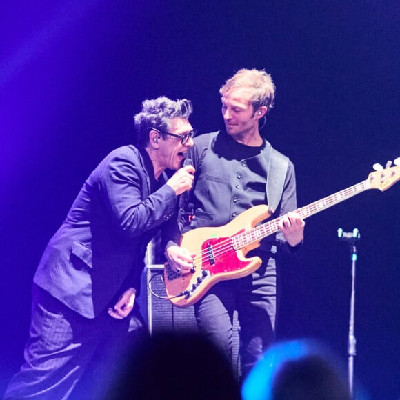 Exclusif - Marc Lavoine en concert au Palais des Congrès à Paris. Le 2 décembre 2022 © Cyril Moreau / Bestimage 