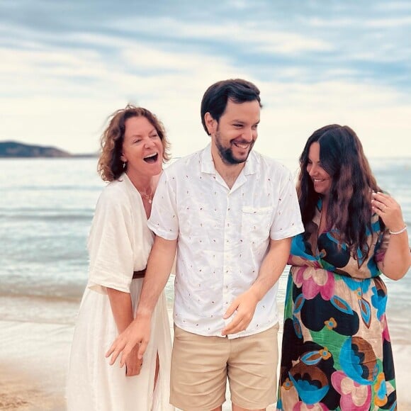 Cendrine Dominguez et ses enfants Léa et Léo