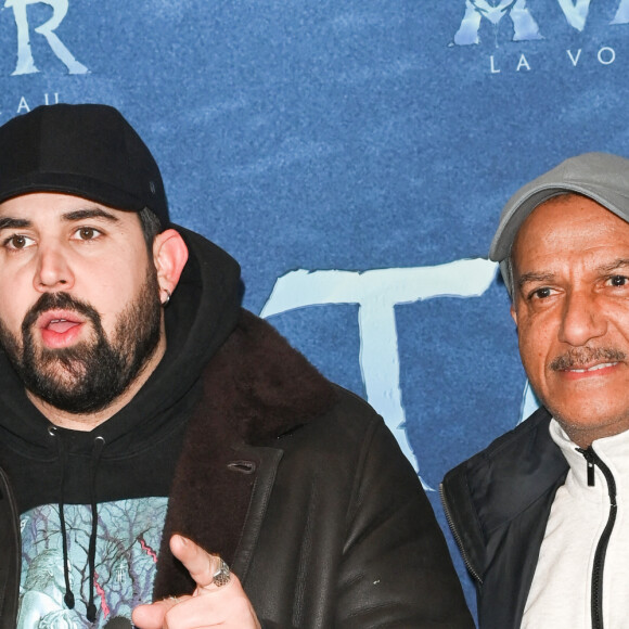 Artus et Pascal Legitimus - Première du film "Avatar 2 : La Voie de l'eau" au cinéma Le Grand Rex à Paris, le 13 décembre 2022. © Guirec Coadic/Bestimage