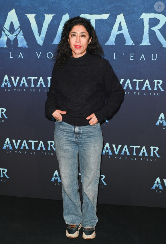 Naidra Ayadi - Première du film "Avatar 2 : La Voie de l'eau" au cinéma Le Grand Rex à Paris, le 13 décembre 2022. © Guirec Coadic/Bestimage