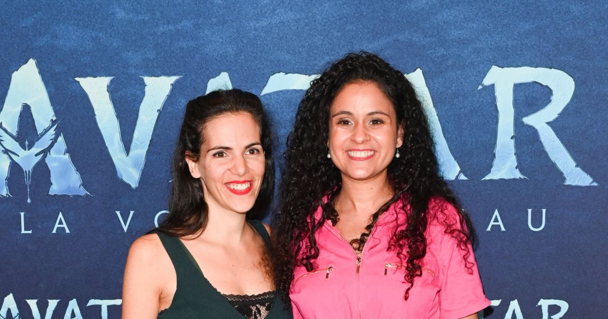 Charlotte Hervieux et Cerise Calixte - Première du film Avatar 2 : La