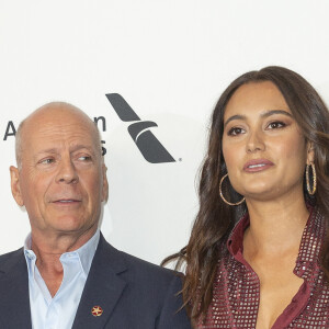 Bruce Willis et sa femme Emma Heming - Les célébrités lors de la première du film 'Brooklyn Affairs' à l'occasion de la 57ème édition du Festival du Film de New York, le 11 octobre 2019.