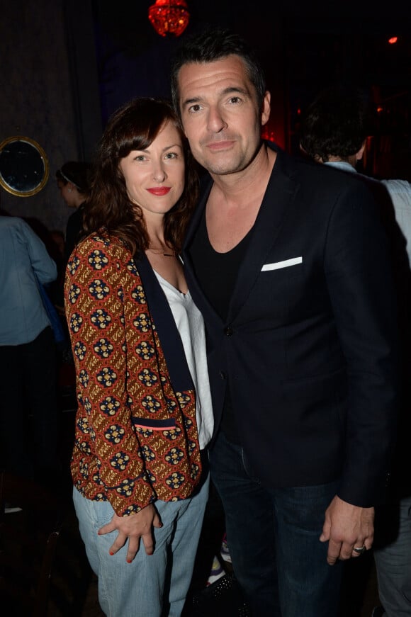 Exclusif - Arnaud Ducret et sa femme Maurine Nicot - Aftershow du film "The Profs 2" au Comedy Club à Paris, le 9 juin 2015. 
