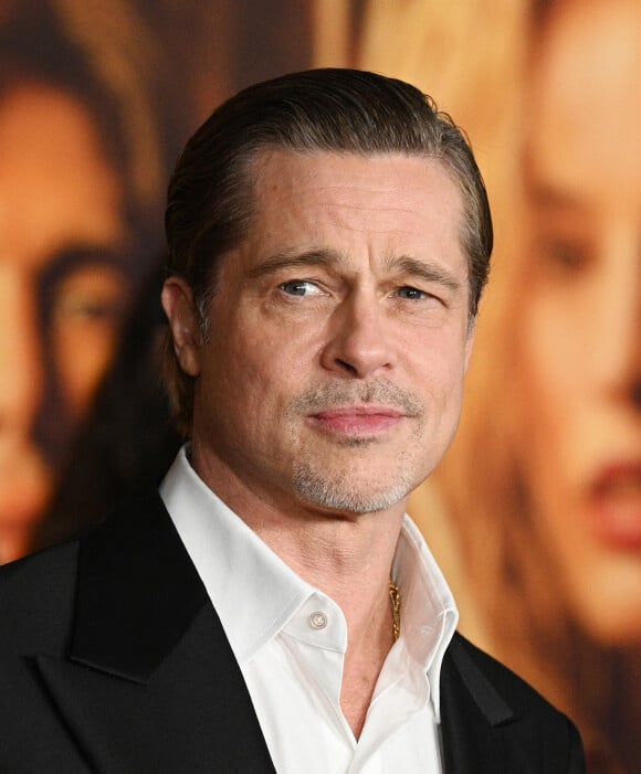Brad Pitt à la première du film "Babylon" à Los Angeles.