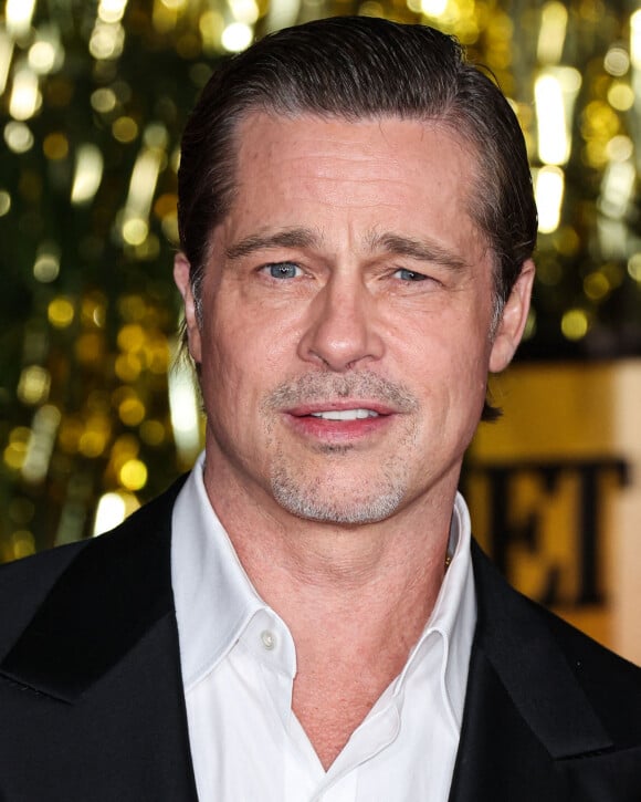 Brad Pitt à la première du film "Babylon" à l'academy Museum of Motion Pictures à Los Angeles, Californie, Etats-Unis, le 15 décembre 2022. 