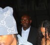Exclusif - Rihanna et son compagnon ASAP Rocky vont dîner au restaurant "Carbone" à Miami, le 3 décembre 2022, en marge du Salon d'art contemporain "Art Basel". 