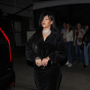 Exclusif - Rihanna a dîné au restaurant "Giorgio Baldi" à Santa Monica le 30 septembre 2022. 