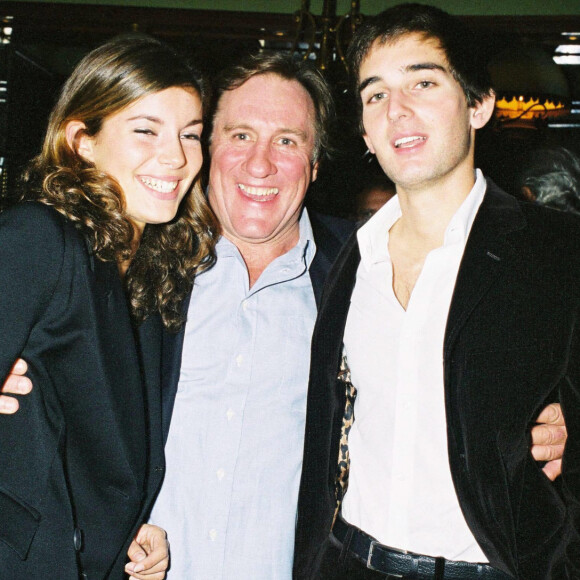 Louis, fils de Carole Bouquet, avec Gérard Depardieu