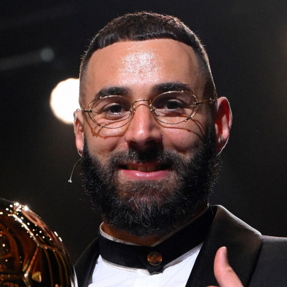 Karim Benzema (Ballon d'Or masculin 2022) - 66ème cérémonie du Ballon d'Or au Théâtre du Chatelet à Paris le 17 octobre 2022. © Stéphane Mantey via Bestimage 