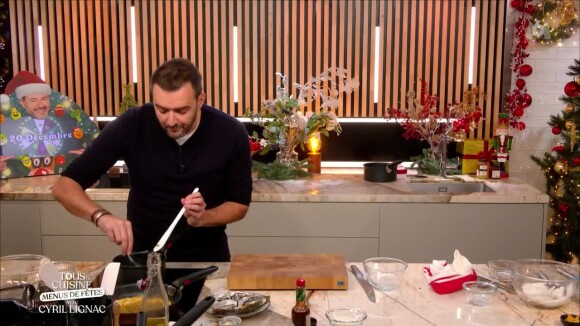 Cyril Lignac dans l'émission "Tous en cuisine".