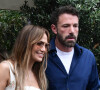 Ben Affleck et sa femme Jennifer Affleck (Lopez) ont déjeuné avec leurs filles respectives au restaurant "Les Jardins du Presbourg" lors de leur lune de miel à Paris. 