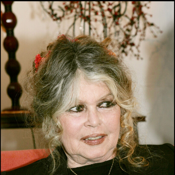 Brigitte Bardot au "Noël des animaux 2004" à Levallois-Perret.