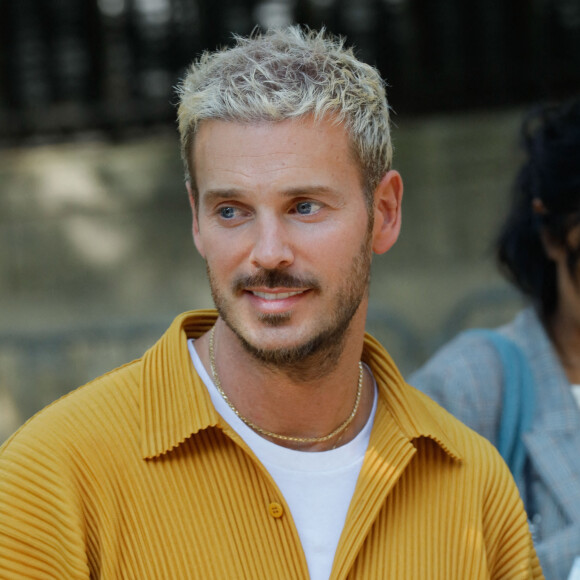 M. Pokora (Matt Pokora) - Les personnalités quittent l'enregistrement de l'émission "Vivement dimanche" à Paris, France. © Christophe Clovis / Bestimage 