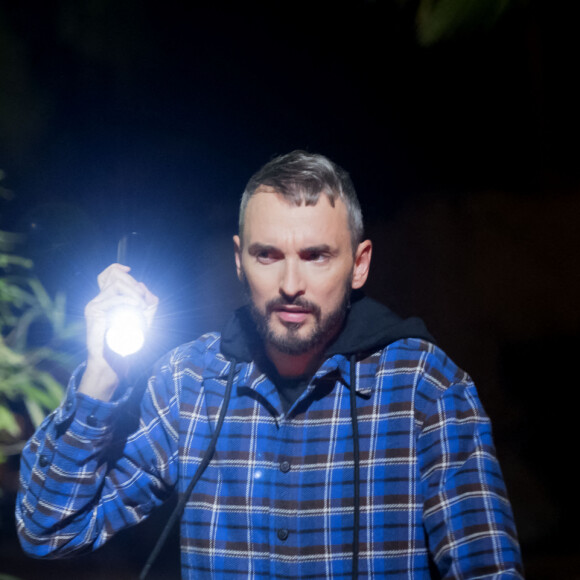 Exclusif - Christophe Willem - Tournage de l'émission "Nuit magique dans le monde de Disney" à Disneyland Paris, diffusée le 27 décembre sur M6. Le 9 septembre 2022 © David Papic / Disney / Bestimage 