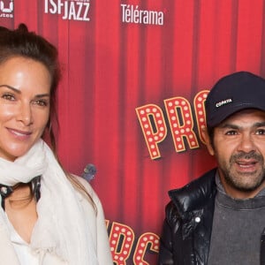 Jamel Debbouze et sa femme Mélissa Theuriau - Soirée de gala à l'occasion de la première de la pièce "Les producteurs" au Théâtre de Paris à Paris. Le 2 décembre 2021 © Christophe Clovis / Bestimage