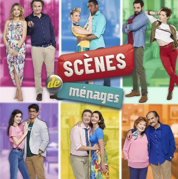 Les six couples de la série "Scènes de ménages" (M6).