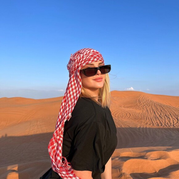 Kelly Vedovelli à Dubaï