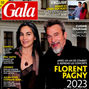 Couverture du magazine Gala n°1542, paru le 29 décembre 2022.