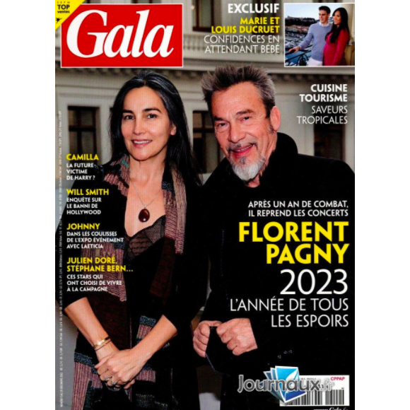 Couverture du magazine Gala n°1542, paru le 29 décembre 2022.
