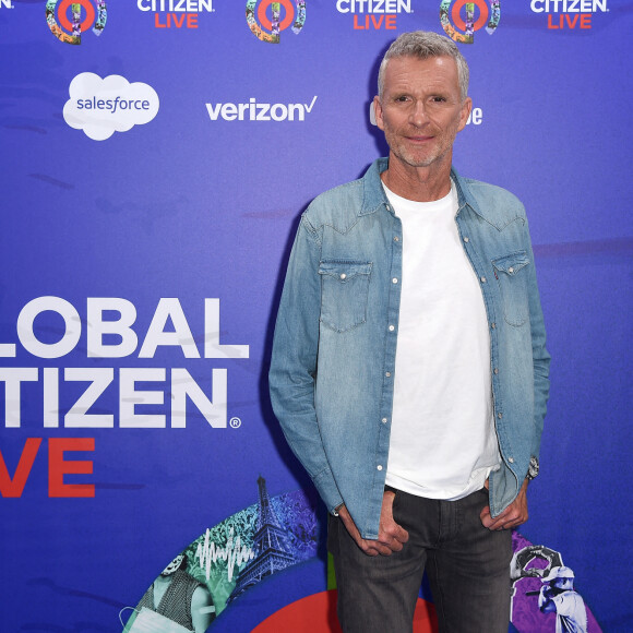 Denis Brogniart au concert "Global Citizen Live" au Champ de Mars à Paris, le 25 Septembre 2021. (Photo by Dominique Charriau/Getty Images For Global Citizen)