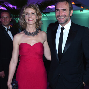 Alexandra Lamy, Jean Dujardin - Dîner du 65ème anniversaire du festival du film de Cannes, le 20 mai 2012.