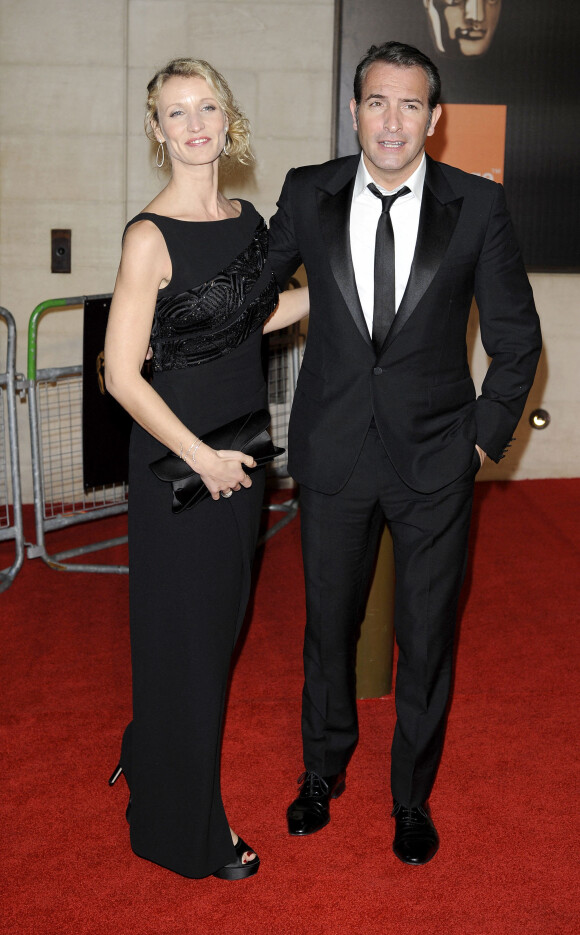 Jean Dujardin et Alexandra Lamy - Cérémonie des Bafta Awards à Londres 12 février 2012