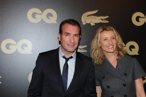 Archive - Jean Dujardin et Alexandra Lamy lors de la soiree GQ des hommes de l'annee au Ritz a Paris, le 18 janvier 2012