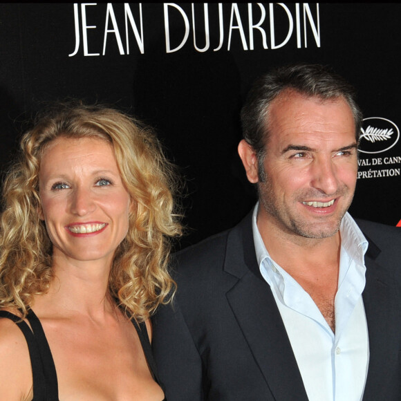 Jean Dujardin et Alexandra Lamy -Avant première de "The Artist" au Grand Rex à Paris