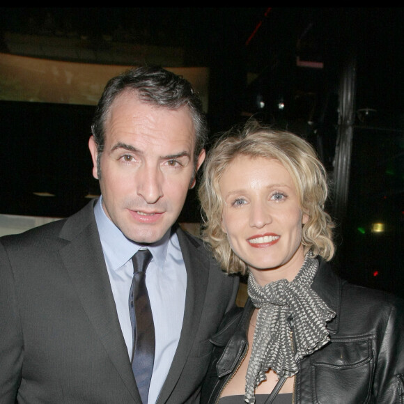 Jean Dujardin et Alexandra Lamy  - Soirée au VIP room après la première fu film "OSS 117, Rio ne répond plus" au cinéma Gaumont Opéra.