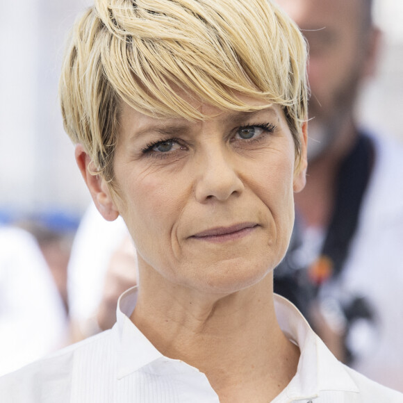 Marina Foïs au photocall de "As Bestas" lors du 75ème Festival International du Film de Cannes, le 27 mai 2022. © Cyril Moreau/Bestimage 