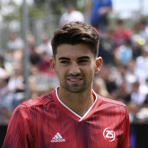 Enzo Zidane lors de la grande finale de la Z5 Cup à Aix-en-Provence, France, 23 juin 2019. Après avoir traversé 12 villes qui auront vu plus de 250 équipes tenter leur chance dans les complexes Z5 et Le Five en France, Outremer, en Italie et en Espagne, aura lieu au Z5 d'Aix-en-Provence, la grande finale de la Z5 Cup. Le 23 juin est aussi l'anniversaire de Z.Zidane et le jour du lancement du tout premier Z5 à Aix en 2011. Au programme de cette grande fête du foot à cinq, le plateau final des 24 équipes, des animations pour tous les âges, tournoi enfants, ateliers culinaires, etc... © Norbert Scanella/Panoramic/Bestimage