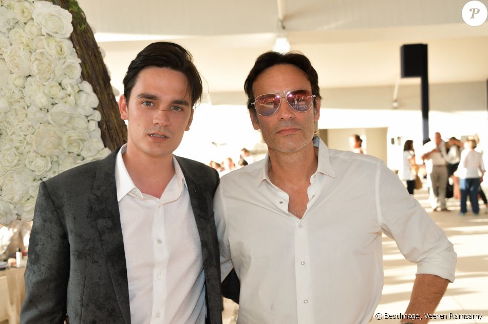 Exclusif - Anthony Delon et son frère Alain-Fabien Delon - Tente