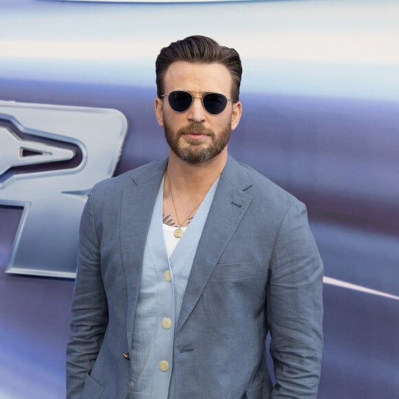 Chris Evans à la première du film "Buzz l'Eclair (Buzz Lightyear)" à Londres, le 13 juin 2022.