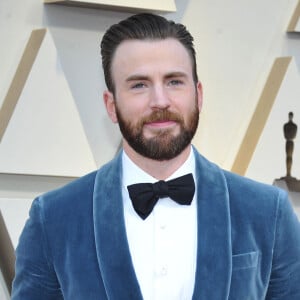 Chris Evans lors du photocall des arrivées de la 91ème cérémonie des Oscars au théâtre Dolby à Hollywood, Los Angeles, Californie, Etats-Unis.