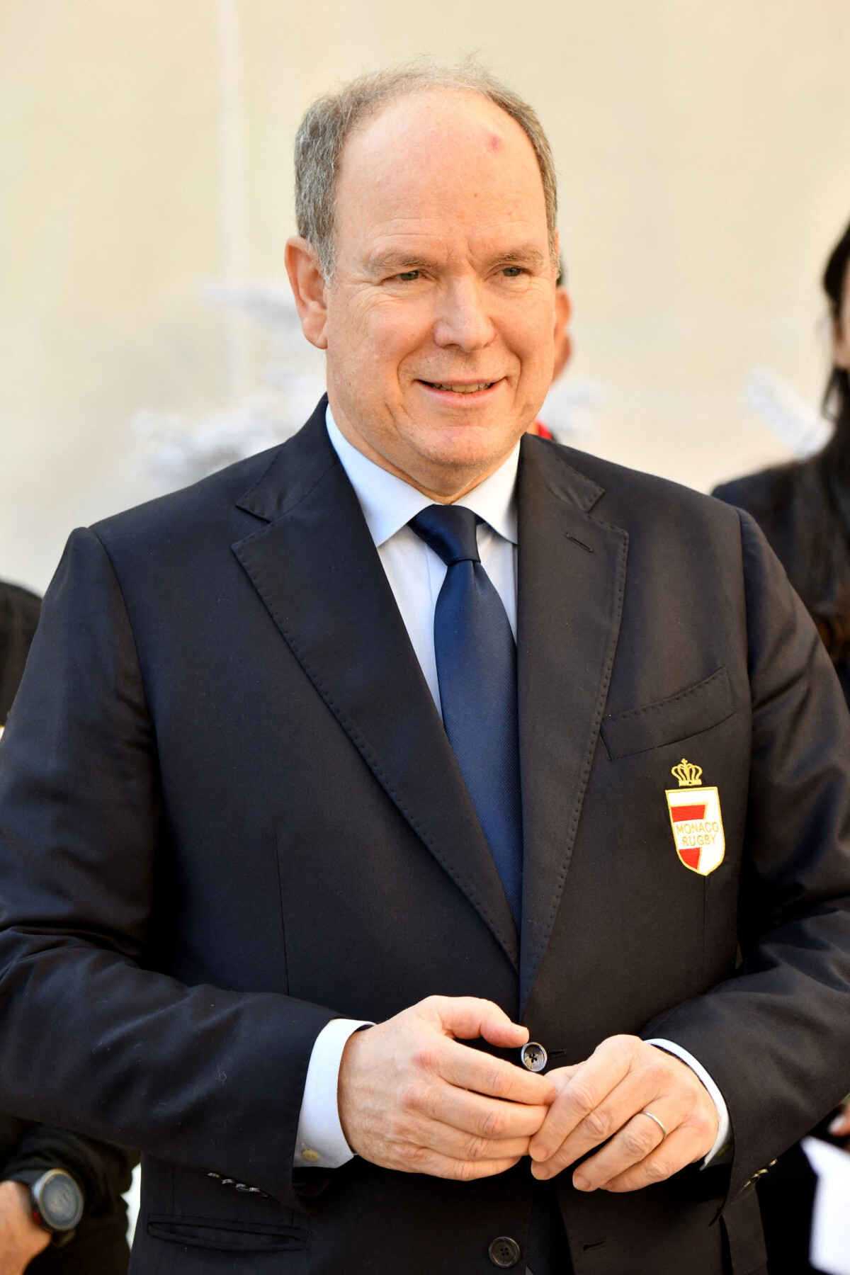 Photo Le prince Albert II de Monaco durant la présentation du trophée