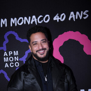 Exclusif - Slimane - Dîner des 40 ans du bijoutier "APM Monaco" à l'hôtel Plaza Athénée à Paris, France, le 14 décembre 2022. © Rachid Bellak/Bestimage 