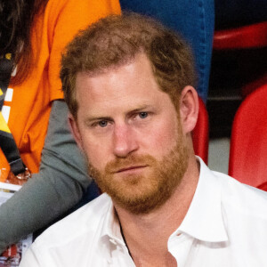 Le prince Harry, duc de Sussex, assiste à la dynamophilie lors de la 5ème édition des Jeux Invictus au Zuiderpark à La Haye, Pays-Bas.