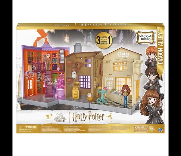 Votre enfant va faire ses achats pour la rentrée avec ce jeu le Chemin de Traverse Harry Potter Magical Minis Wizarding World