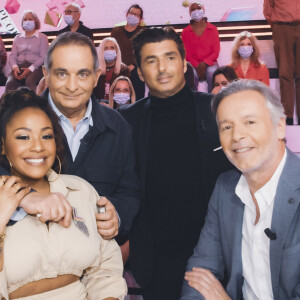 Exclusif - Ludivine Retory, Laurent Fontaine, Laurent Hanouna, Jean-Michel Maire - Enregistrement de l'émission "TPMP People (Touche Pas à Mon Poste)", nouvelle version, présentée par M.Delormeau, et diffusée sur C8 le 19 février © Jack tribeca / Bestimage