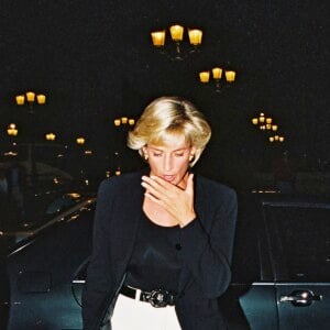 Lady Diana au Ritz à Paris, juste avant son décès le 31 août 1997.