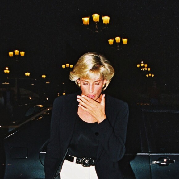 Lady Diana au Ritz à Paris, juste avant son décès le 31 août 1997.