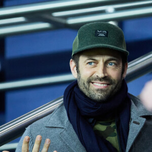 Benjamin Millepied - People dans les tribunes du match de Ligue 1 Uber Eats "PSG contre Angers" (2-0) au Parc des Princes à Paris le 11 janvier 2023. © Cyril Moreau/Bestimage