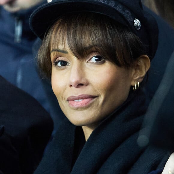 Sonia Rolland était invitée par Visit Rwanda - People dans les tribunes du match de Ligue 1 Uber Eats "PSG contre Angers" (2-0) au Parc des Princes à Paris le 11 janvier 2023. © Cyril Moreau/Bestimage