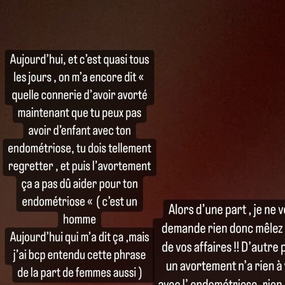 Enora Malagré prend la parole sur Instagram. Le 12 janvier 2023.